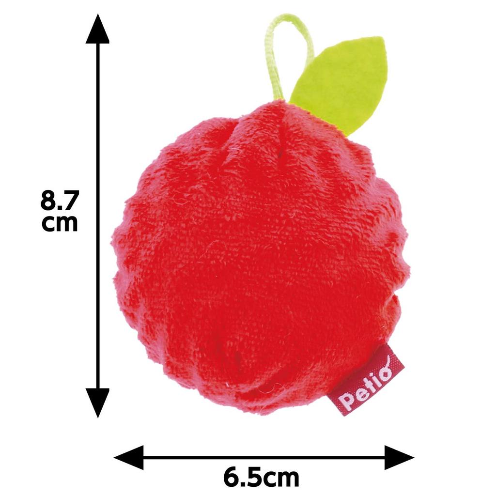 Игрушка для собак Petio Мяч Свежесобранные фрукты Яблоко Размер S