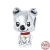  Sterling Tone O Pendant Fit Original 3Mm Necklaces Diy For Women Charm Bead Jewelry Cmn001Trendy Pendant