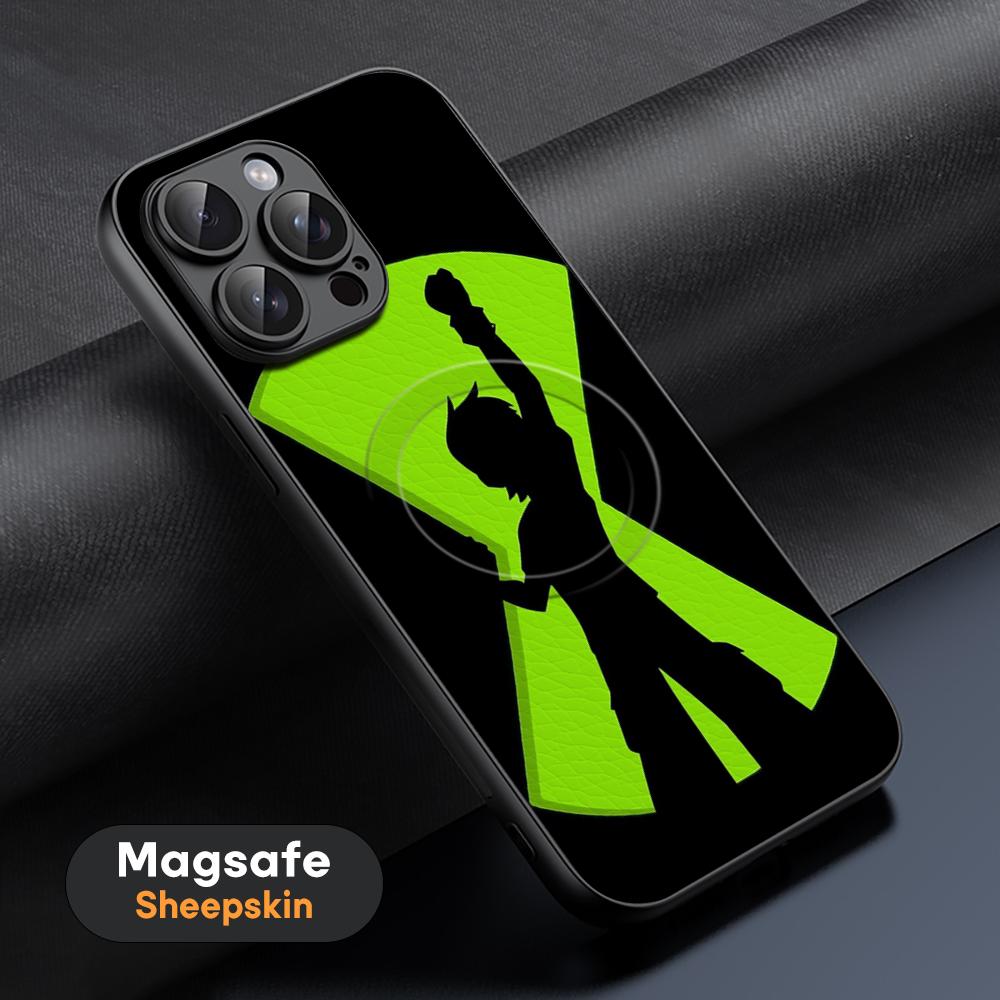Бен 10 классический мультфильм модный узор Чехол для телефона Для iPhone 16 15 14 13 12 11 Plus Pro Max Высококачественный Роскошный Magsafe Овечья кожа