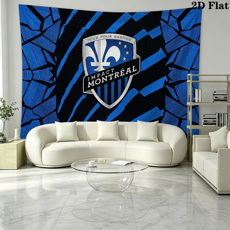CF Montréal Wall Tapestry Aesthetic Wall Hanging Printed Fabric Blanket Decorative Tapestries for Bedroom Living Room Home Decor