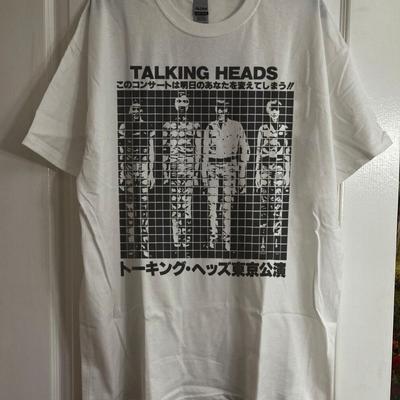 Футболка Talking Heads, Белая хлопковая футболка группы Talking Heads S-5XL KH14015 Унисекс футболка