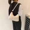 New Canvas Wrinkle Bag for Women Shoulder Bags Pleated Bubbles Handbags Padded Casual Underarm Quilted Bag Tote