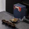 Jun kiln change fish cup tea set, insurance real estate car dealership sales exhibition business activities gift box set
