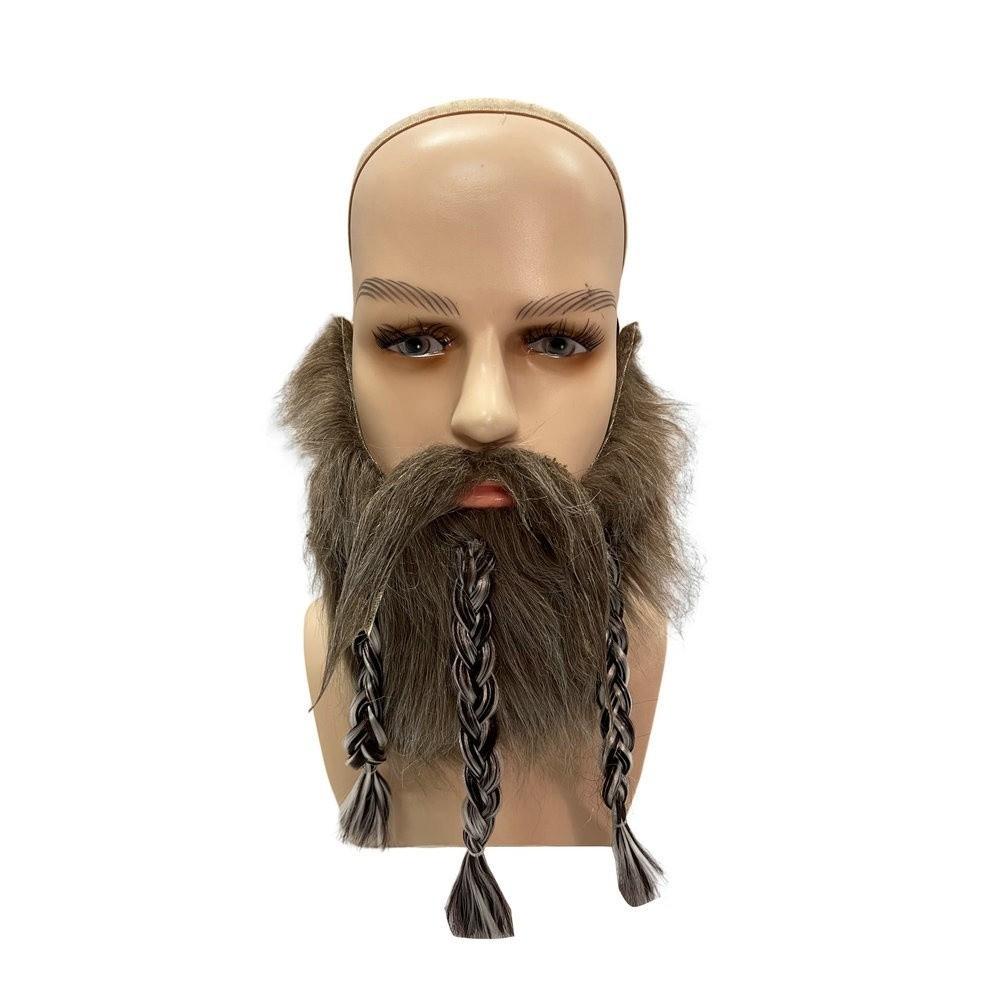 Novelty Realistic Fake Beard Fun False Moustache Pirate Beard Mask for Halloween