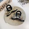 Korean Style Bow Hair Claw Acrylic Bow Crab Clip Cute Metal Bow Claw Clip Daily