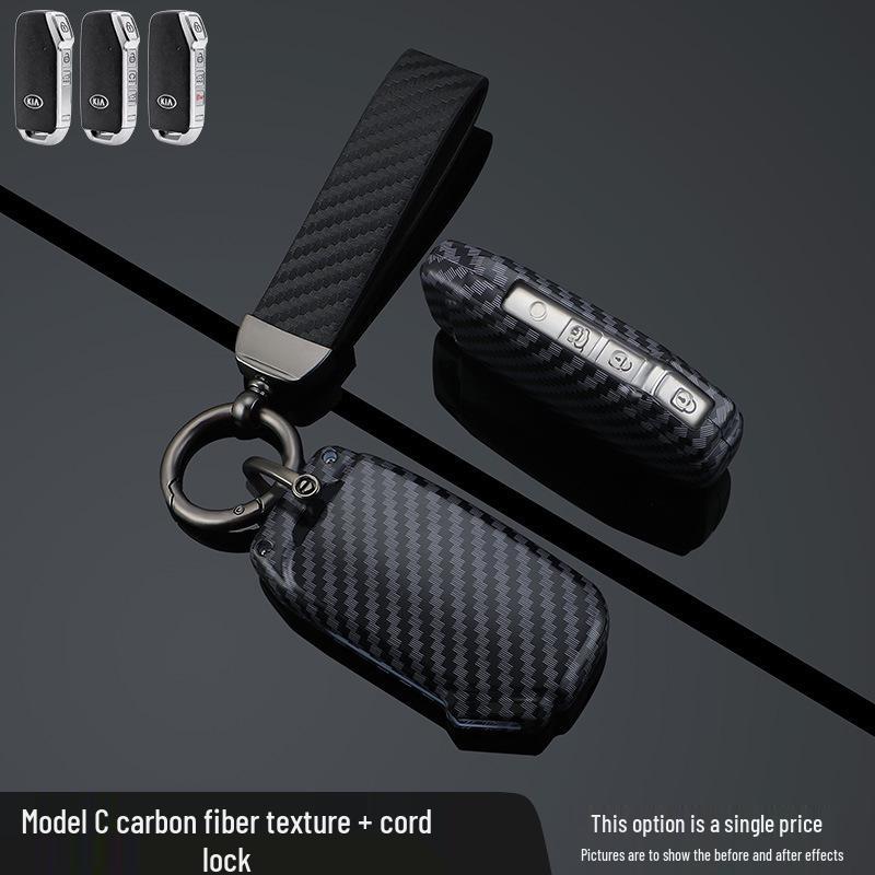 Чехол для ключа для Kia K3, Sportage, K5, K2, Seltos, Niro, KX3, KX5 - Складной корпус автомобиля и пряжка