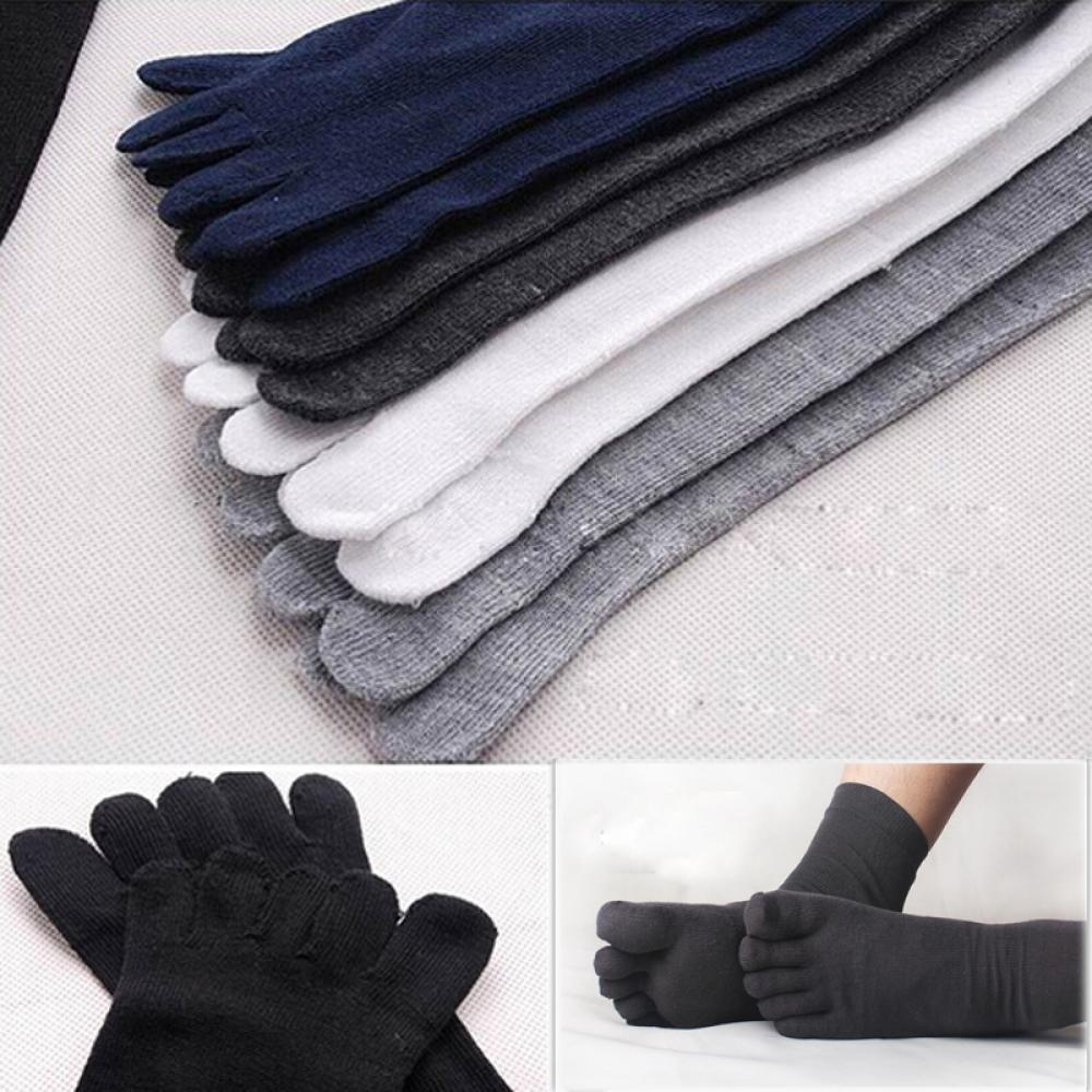 Soft Shoes Women Men Five Finger Cotton Sports Toe Socks
