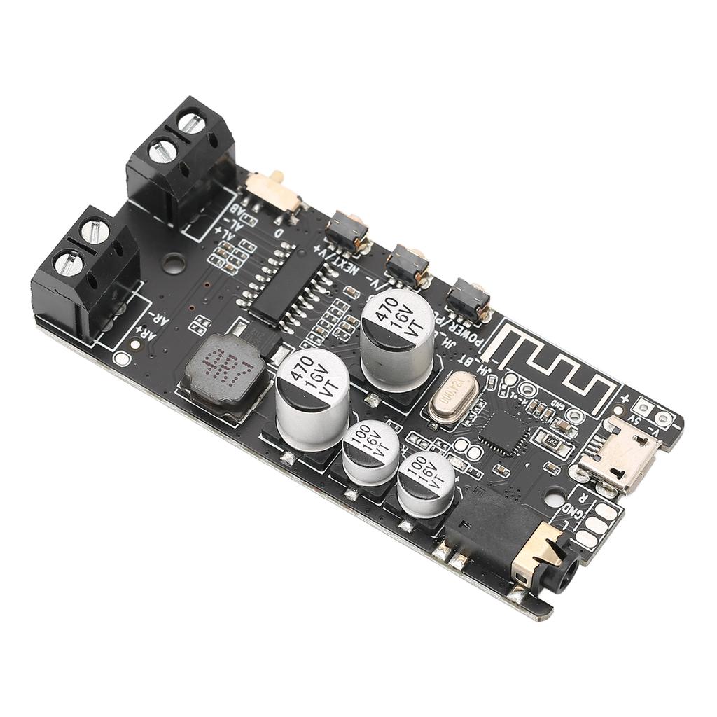 Модуль Bluetooth-приемника DIY Стерео 2x5 Вт Плата Bluetooth 5.0 усилителя с 3,5 мм разъемом для наушников