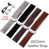 Classic Genuine Leather Wristband for Tag Heuer Carrera Monaco Series Frosted Cowhide Bracelet 20 22mm Universal Strap Watch Accessories