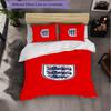 England national football team 3 Piece Bedding Set Soft Duvet Cover Set with Pillowcases Printed Bedroom Decor Set for Home