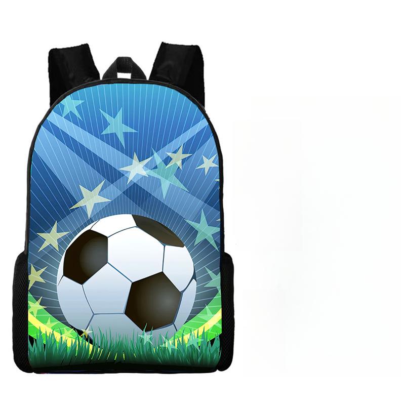 Футбольная школьная сумка для детей начальной и средней школы, мальчиков и девочек, двойное плечо и задняя часть