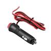 KIMISS 1.5m Male Cigarette Lighter Plug, Car Cigarette Lighter Socket Power Plug Adapter On Off Switch Fuse 24V
