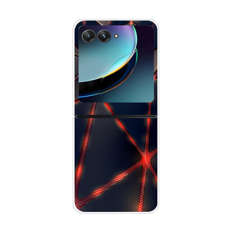 Чехол для Motorola Razr 50 Ultra Жесткая задняя крышка из поликарбоната для Moto Razr 50 40 40Ultra 40 Ultra Прозрачный чехол Funda Shell