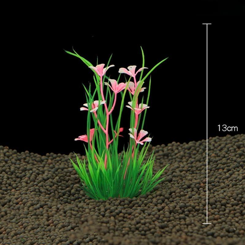Underwater Artificial Plant Aquatic Ornaments Lifelike Simulation Flower Plants For Aquarium Fishbowl Landscaping Decoration