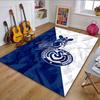 "Zebra Design with MSV Duisburg Logo" Patterned carpet, non slip mat suitable for living room and bedroom sofas