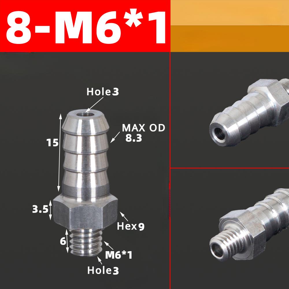М3 М4 М5 М6 М8 М10 М12 М14 М16 Метрическая резьба Наружная к 3 4 5 6 8 10 12 мм Штуцер-бочонок для шланга Нержавеющая сталь 304 Фитинг для трубы Воздух Вода Газ