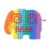Сенсорная игровая доска Снятие стресса Силиконовая полоска Игрушка-антистресс Дорожная портативная Для детей и взрослых Форма бабочки, динозавра, звезды, слона Образовательная Занятая