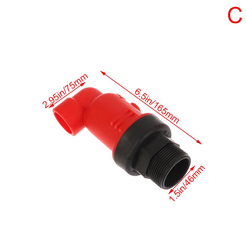 3/4″ 1″ 1.5″ Plastic Automatic Exhaust Valve Plastic Thread Air Valve Intake Exhaust Valve Accessories Simple Vent Valve