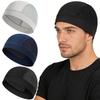 Thin Mesh Cycling Helmet Liner Cap Sun Protection Summer Cycling Cap Casual Skull Beanie Cap