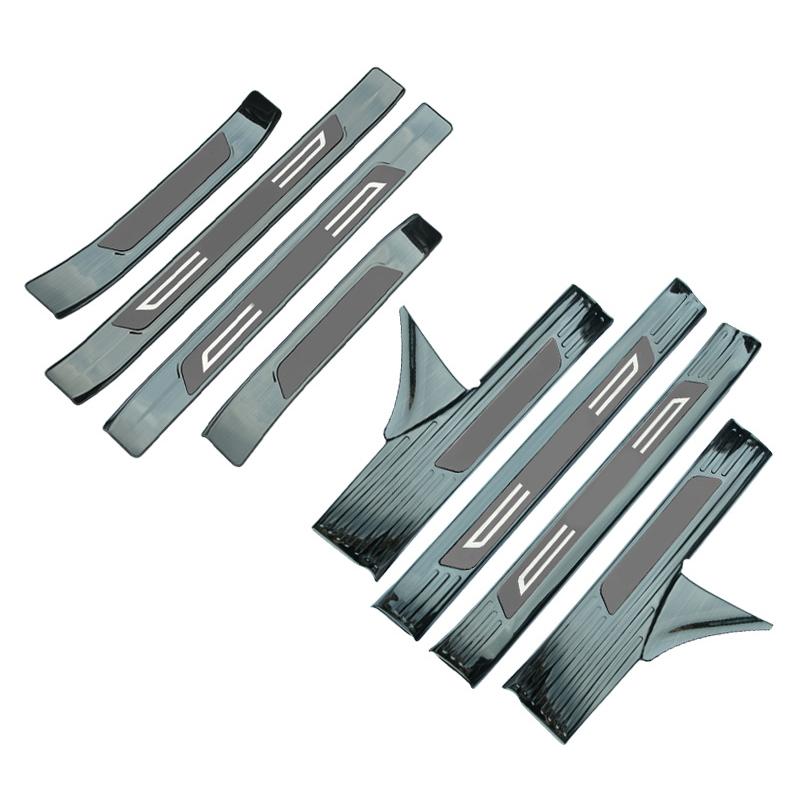 Для Toyota Corolla E210 2022 2023 Нержавеющая сталь накладка на порог автомобиля из нержавеющей стали, накладка на педали