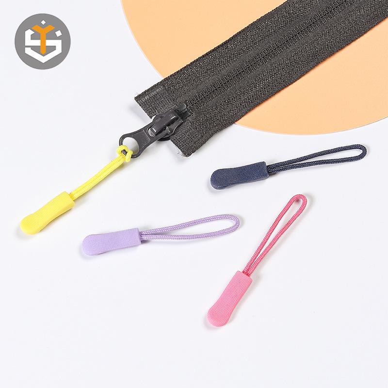 Colored TPU Caterpillar Zipper Pull Cord Accessory