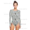 Womens Quick-Dry UV Protection Digital Print Wetsuit Snorkeling Surfing Swimming Water Sports