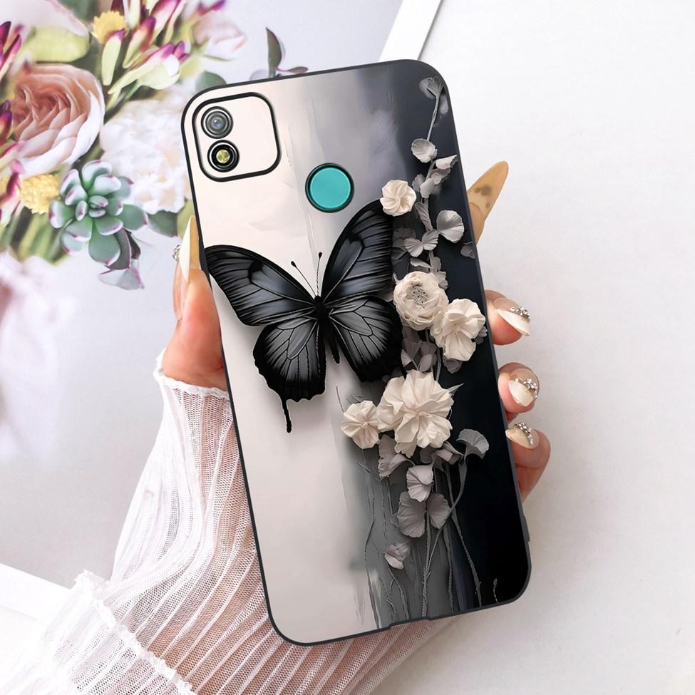 Phone Case For Tecno Pop 4 Cover Silicone Cute Cat Fashion Funny Painted Casing For Techno Pop 4 BC2c BC1s