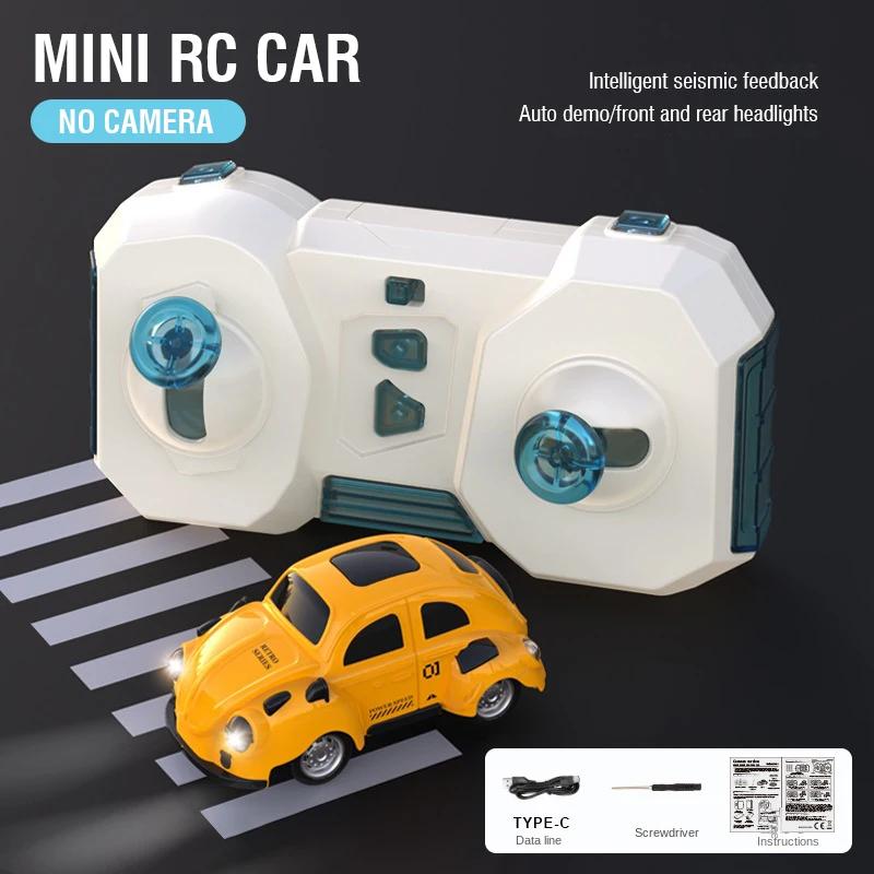 Mini Rc Car With /no Camera Hd Wifi Fpv Pocket Racing Drift Vehicles 2.4g Remote Control Car Radio Controlled Cars Toys Boys