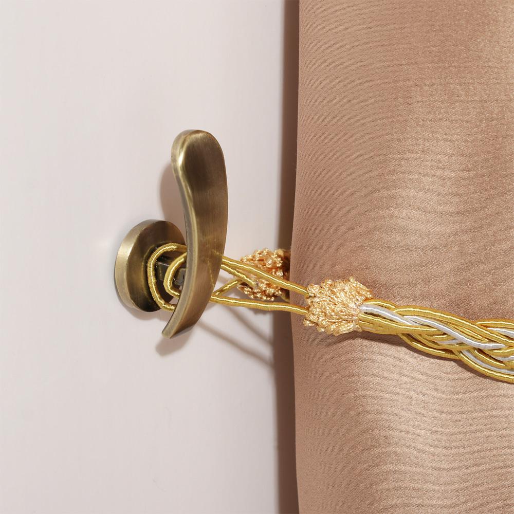 Retro Hold Practical Mounted Metal Hooks Curtain Holdback Curtain Holder Wall Hanger