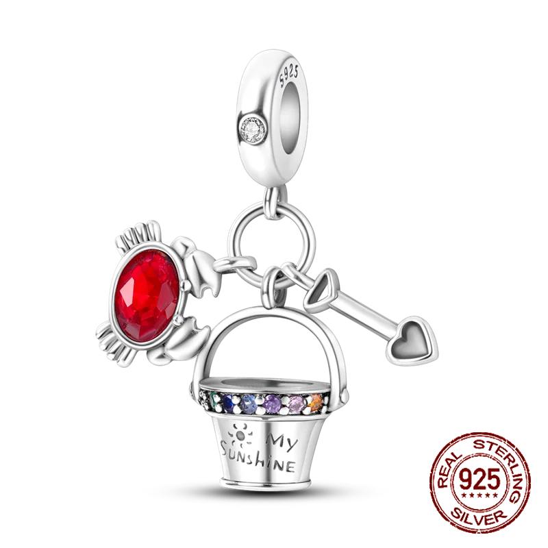 Copper Ocean Theme Turtle Octopus Seashells Charms Beads Fit Original Bracelets Diy Jewelry Making Women