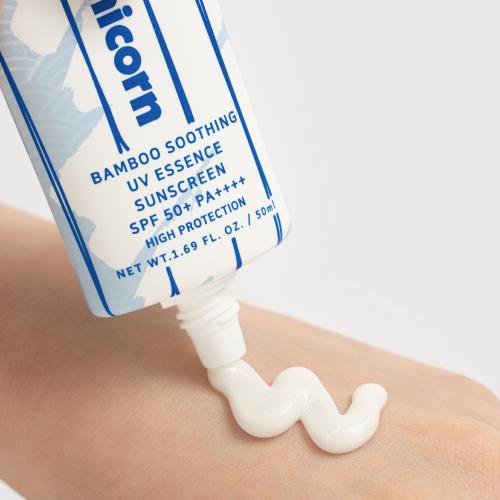 [SUNNICORN] Успокаивающая солнцезащитная эссенция с бамбуком SPF 50 мл (Двойной пакет)