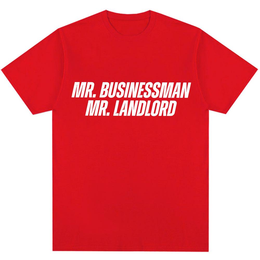 Heated Rivalry Mr BusinessUnisex Mr Landlord T Shirt Unisex Women Trendy Vintage Popular Short Sleeve Oversized Cotton Tshirts