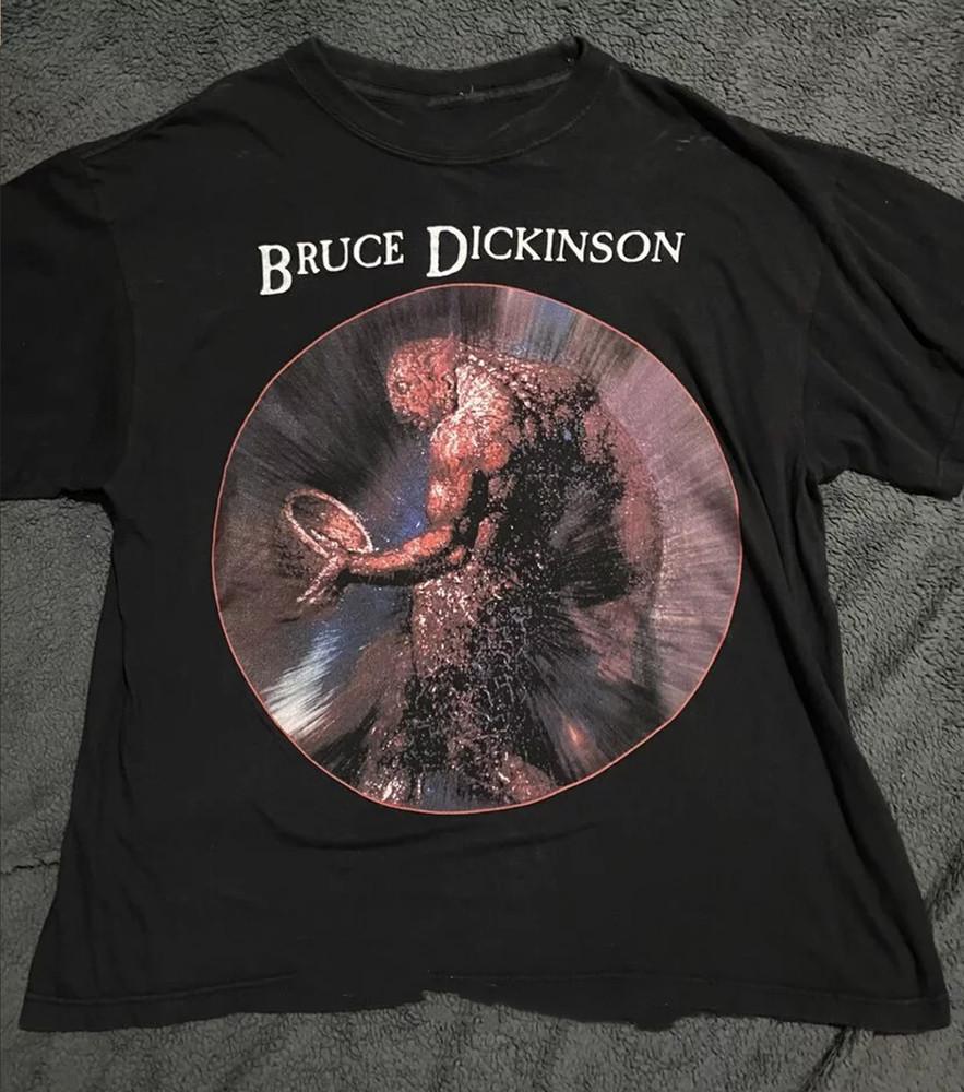 VIntage style Bruce Dickinson Black Cotton Shirt Unisex S5XL R320 Unisex T-Shirt