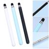 Телескопическая металлическая указка для обучения Универсальный стилус для сенсорного экрана Высокая чувствительность Портативная стилус-ручка с фетровым наконечником для онлайн-занятий Белая доска Большой экран