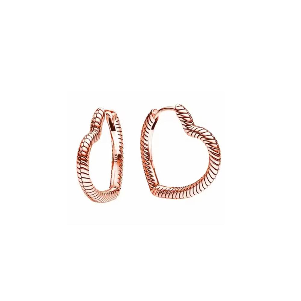 Fashionable 925 Silver Heart-shaped Flower Square Butterfly Earrings Suitable for Women's Fashion Jewelry Gifts