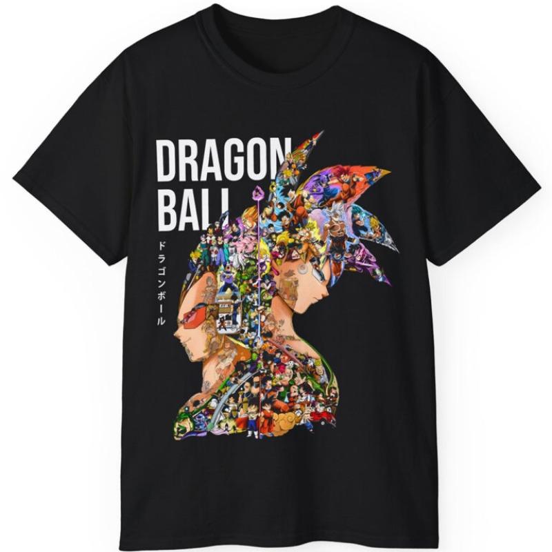 2026 New Summer Dragon Ball 40th Anniversary Son Goku 100Cotton Anime Printed Tshirt Extra Size Casual Streetwear Unisex Y2k