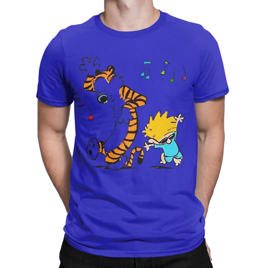 Calvin And Hobbs Dance Novelty 100 Cotton Tshirt Calvin Tees Tops For Unisex