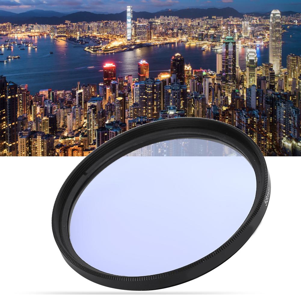 Junestar 58mm Pollution Reduction Lightweight Starry Sky Night Lens Filter for SLR Camera