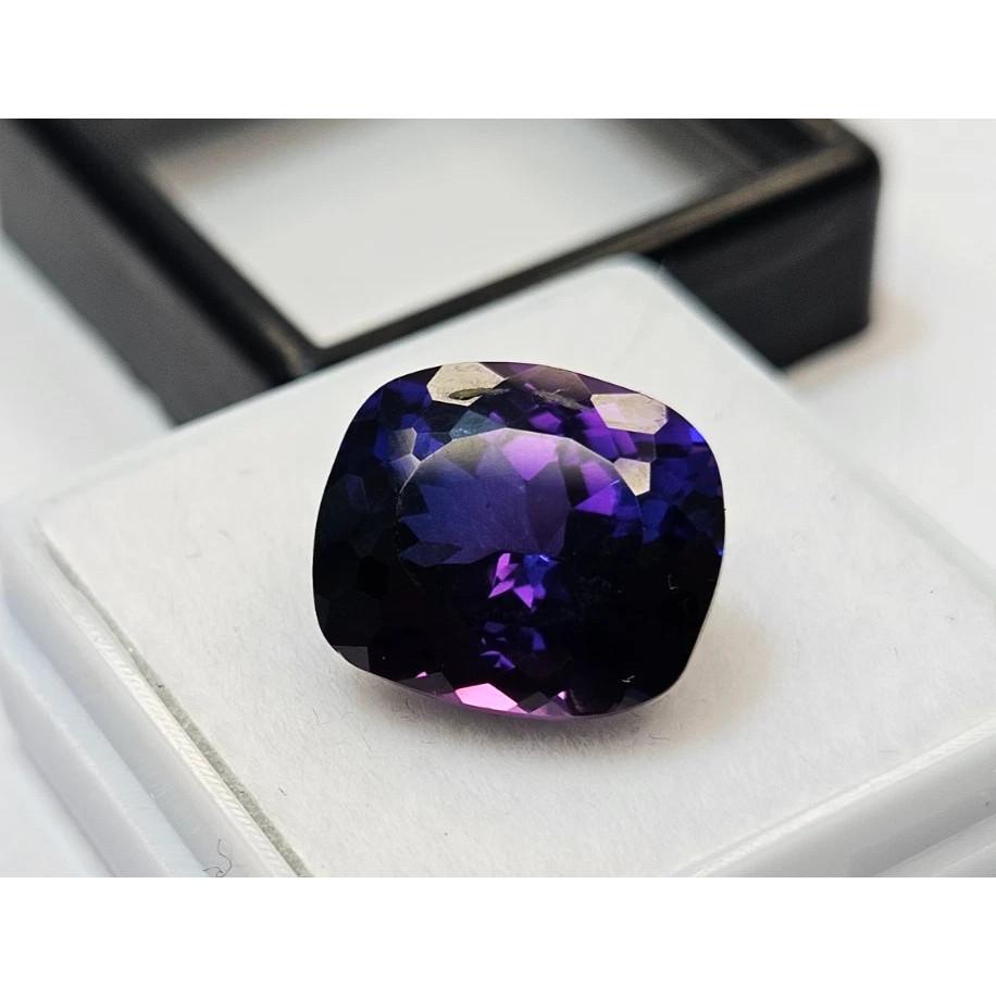 Certified Purple Pink Sapphire Cushion Cut 9+ Ct Stunning Loose Gemstone