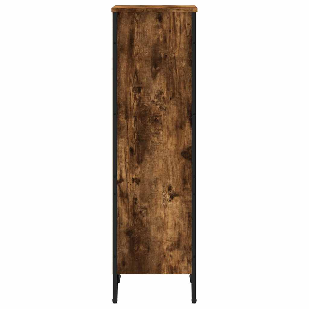 Vidaxl Regał, Przydymiony Dąb, 50X31X106 Cm, Materiał Drewnopochodny