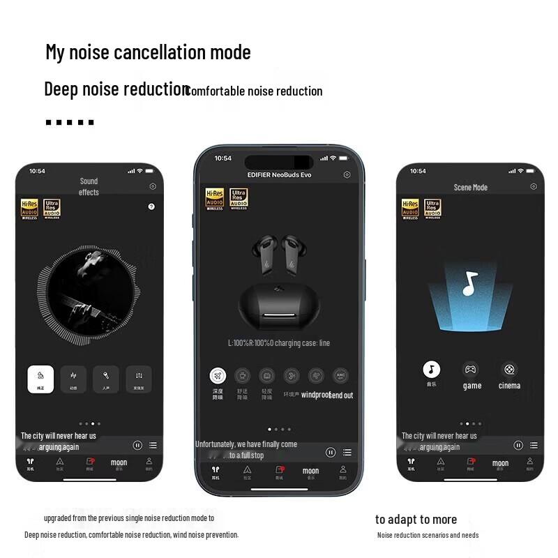 EDIFIER NeoBuds Evo True Wireless ANC Sports Earbuds