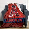 Los Angeles Angels Print Flannel Blanket High Quality Warm Comfortable Cover for All Seasons Perfect for Gifts Home Decor
