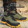 Новые мужские защитные ботинки со стальным подноском: Устойчивые к проколам, водоотталкивающие, противоударные и нескользящие для работы и альпинизма