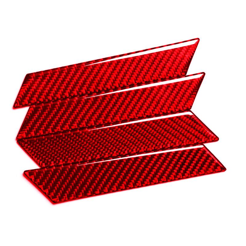 Автомобильные аксессуары для Volkswagen VW Golf 7 GTI MK7 2014-стайлинг автомобиля, внутренние красные наклейки из углеродного волокна