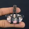 Rhodochrosite Jewelry, 999 Copper Wire Wrapped Pendant, Handmade Gemstone Jewelry Pendant, For Memorial Day