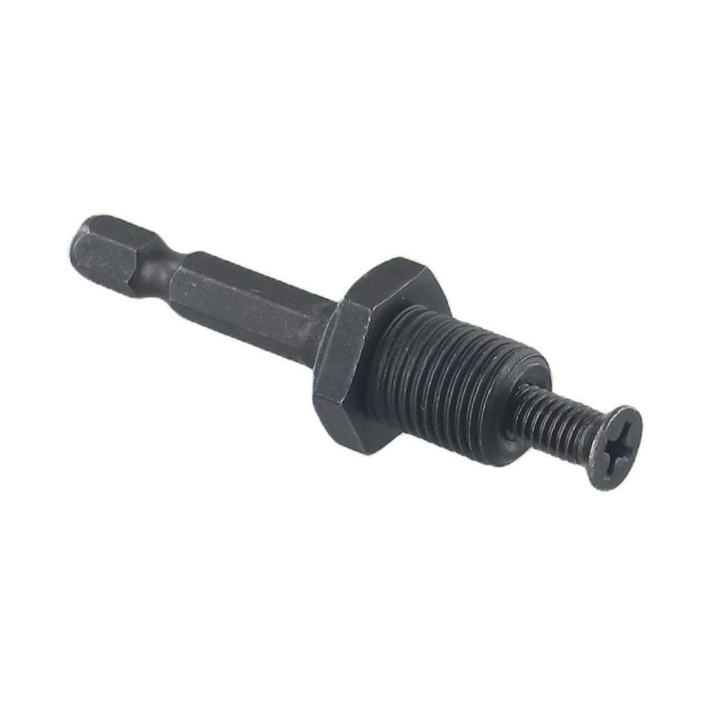 Adapter Hex Shank Male Thread Parts Replacement Spare