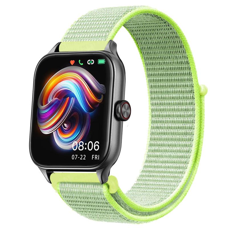 20/22mm Nylon Loop for Amazfit GTS4/2/3/3pro/2e/GTS2 Mini/GTR 4 42/47mm/GTR 2e/stratos Bracelet for Amazfit Bip/U/S/lite