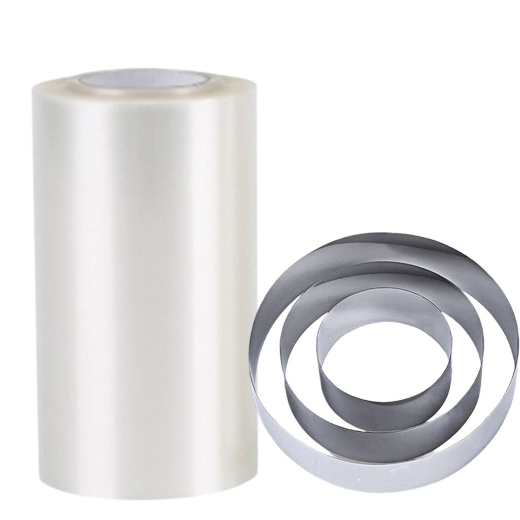 Торт воротники прозрачный мусс окружающий край упаковка оберточная лента инструмент для выпечки