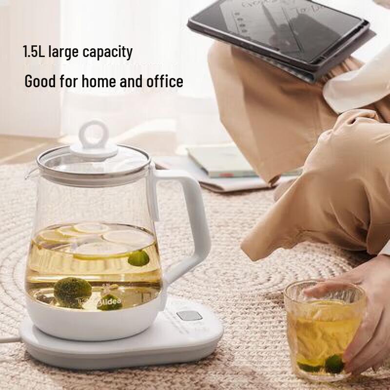 Midea 1.5L Electric Health Kettle Y12Q-Pro2 CN plug (adapter included)