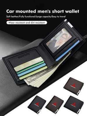 Мужской тонкий кошелек с RFID-защитой, держатель для нескольких карт для Eclipse Cross Xpander Mirage XT4